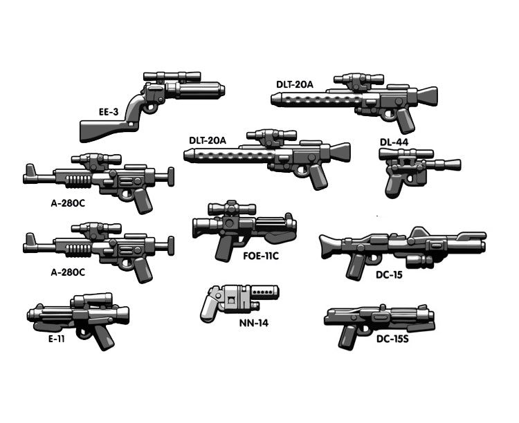 BrickArms Blaster Weapon Pack v3