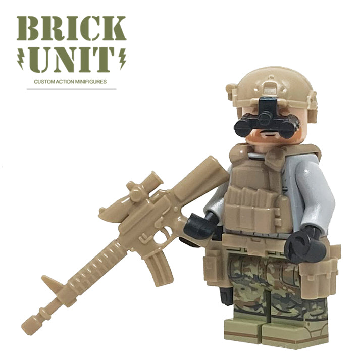 CUSTOM LEGO SPECIAL FORCES SOLDIER MINIFIGURE