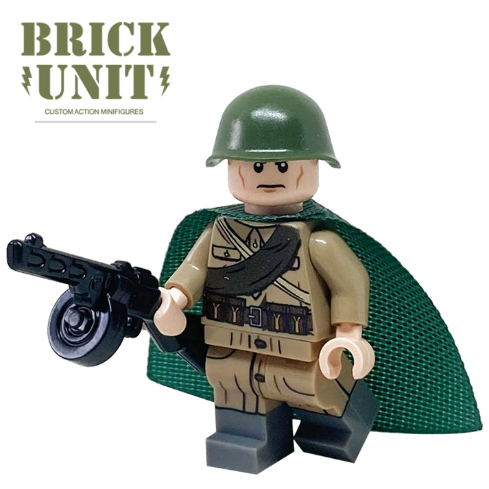 custom lego soviet red army soldier minifigure