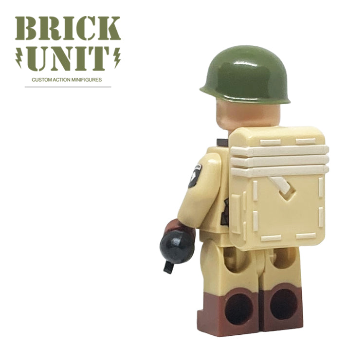 WW2 US Army 101st Airborne Paratrooper Custom Minifigure