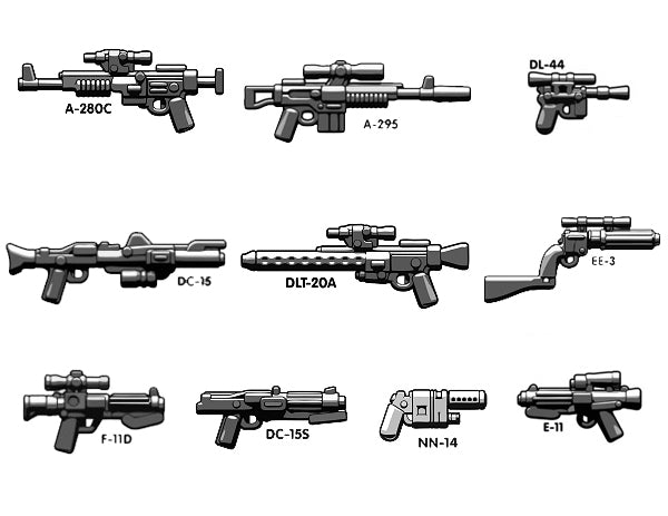 BrickArms Blaster Weapons