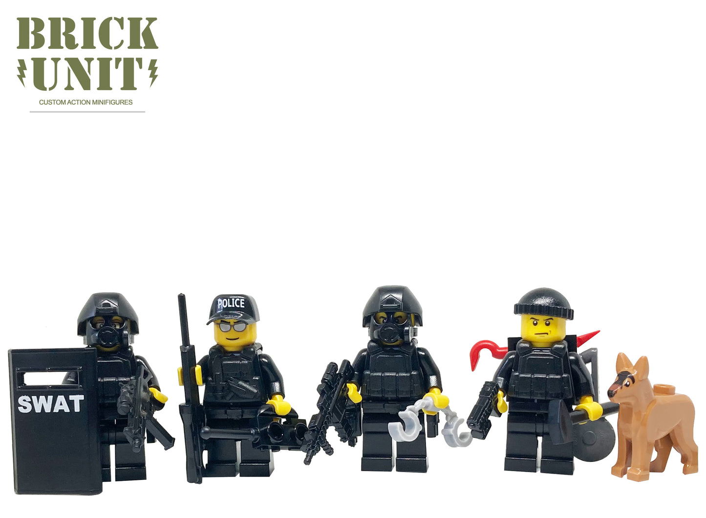 lego police swat minifigures