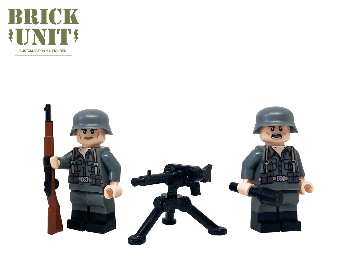 WW2 German Machine Gun Team