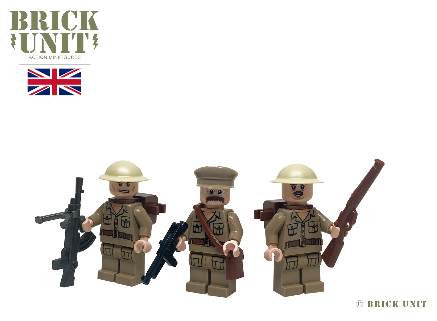 lego ww2 british infantry mnifigure