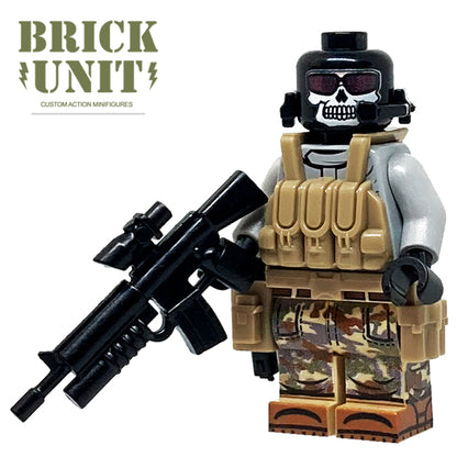 custom lego call of duty warzone ghost minifigure