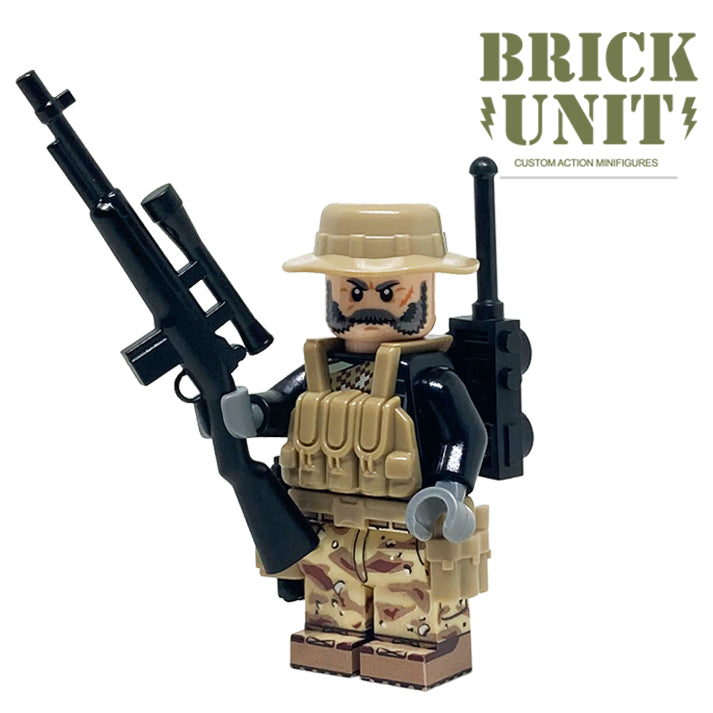 custom lego call of duty sas captain price minifigure