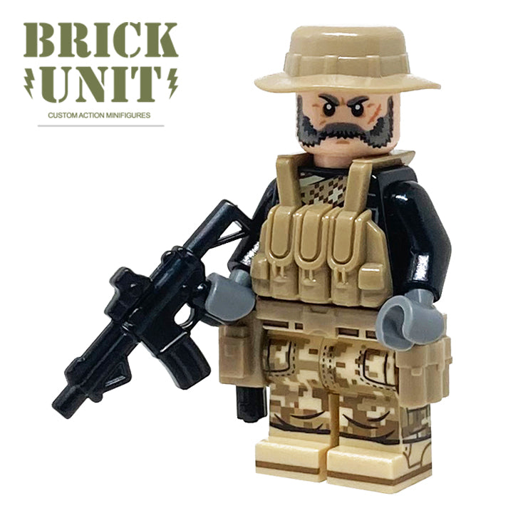 custom lego call of duty captain price minifigure