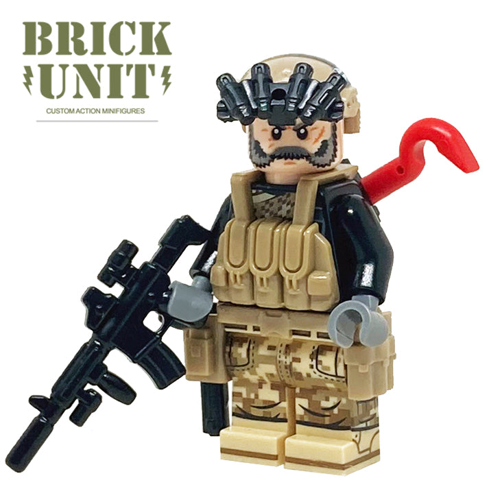 custom lego call of duty sas captain price minifigure