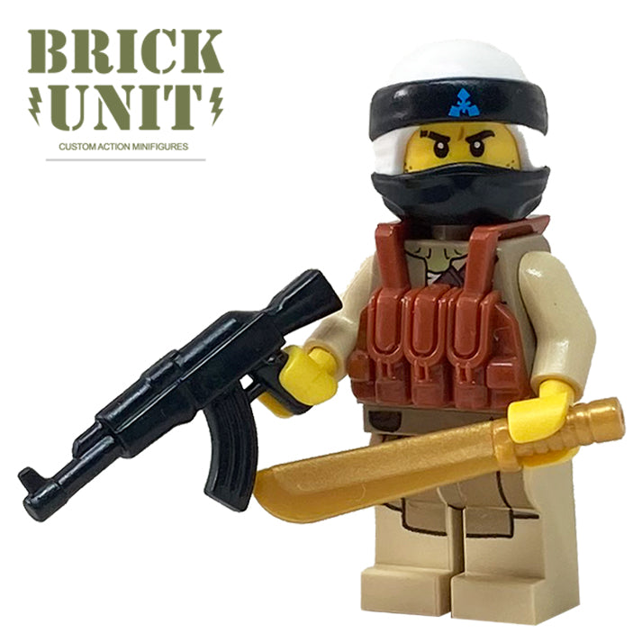 custom lego terrorist minifigure