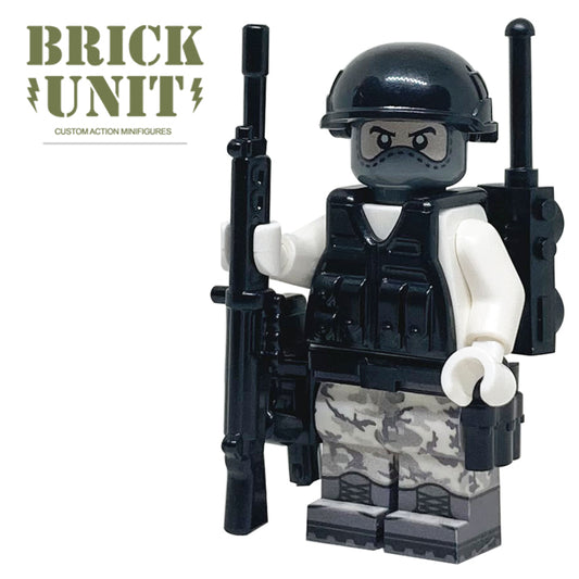 custom lego paramilitary insurgent soldier minifigure
