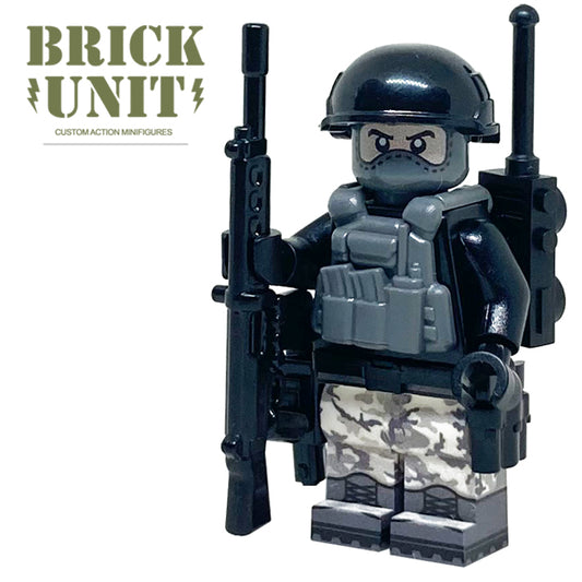 custom lego paramilitary insurgent soldier minifigure