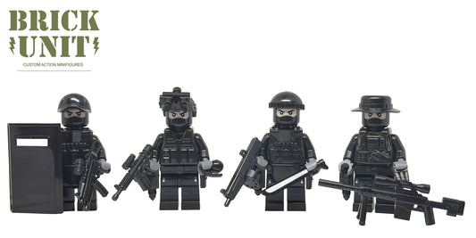 Special Forces Black Ops Assault Team Custom Minifigure Set