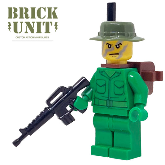 custom lego vietnam war 1st cavalry division lrrp  minifigure
