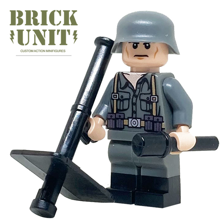 custom lego ww2 german panzer soldat minifigure