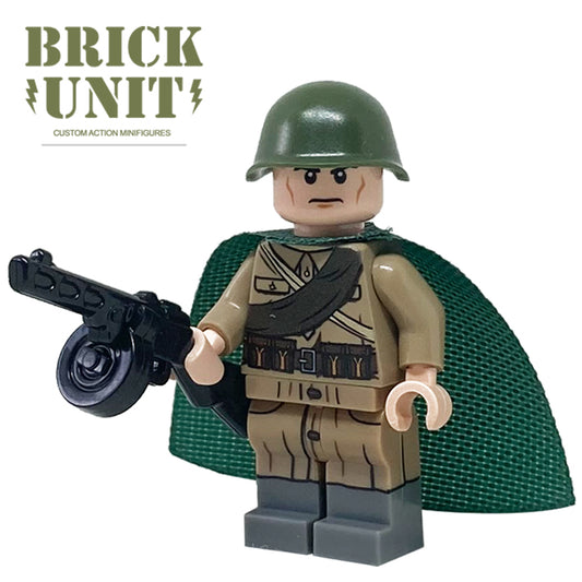 custom lego soviet red army soldier minifigure