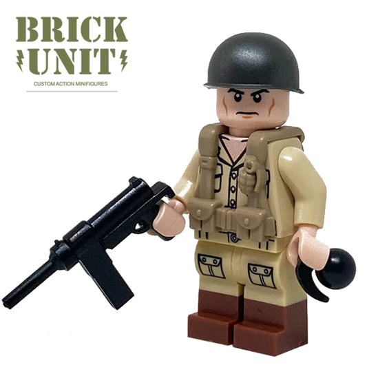 custom lego minifigure ww2 us army soldier