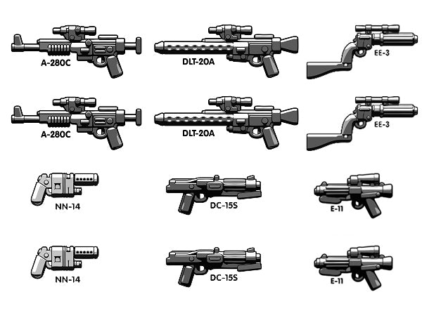 BrickArms Blaster Weapon Pack