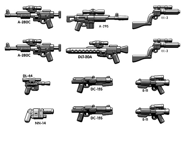 BrickArms Blaster Weapon Pack v2