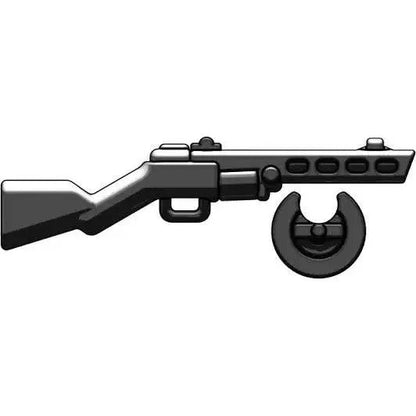 a brickarms ww2 russian ppsh v2 toy weapon for lego minifigures