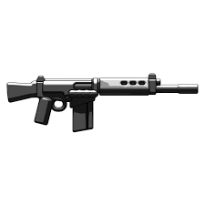 a brickarms nato battle rifle toy weapon for lego minifigures