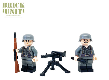 wwii german machine gun team